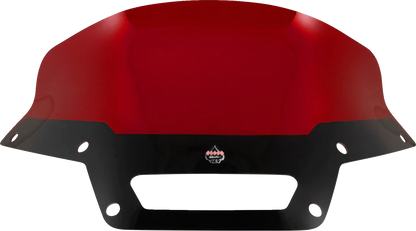 KLOCK WERKS Kolor Flare™ Sport Windshield - 6" - Red - FXLRST KWW-02-0622