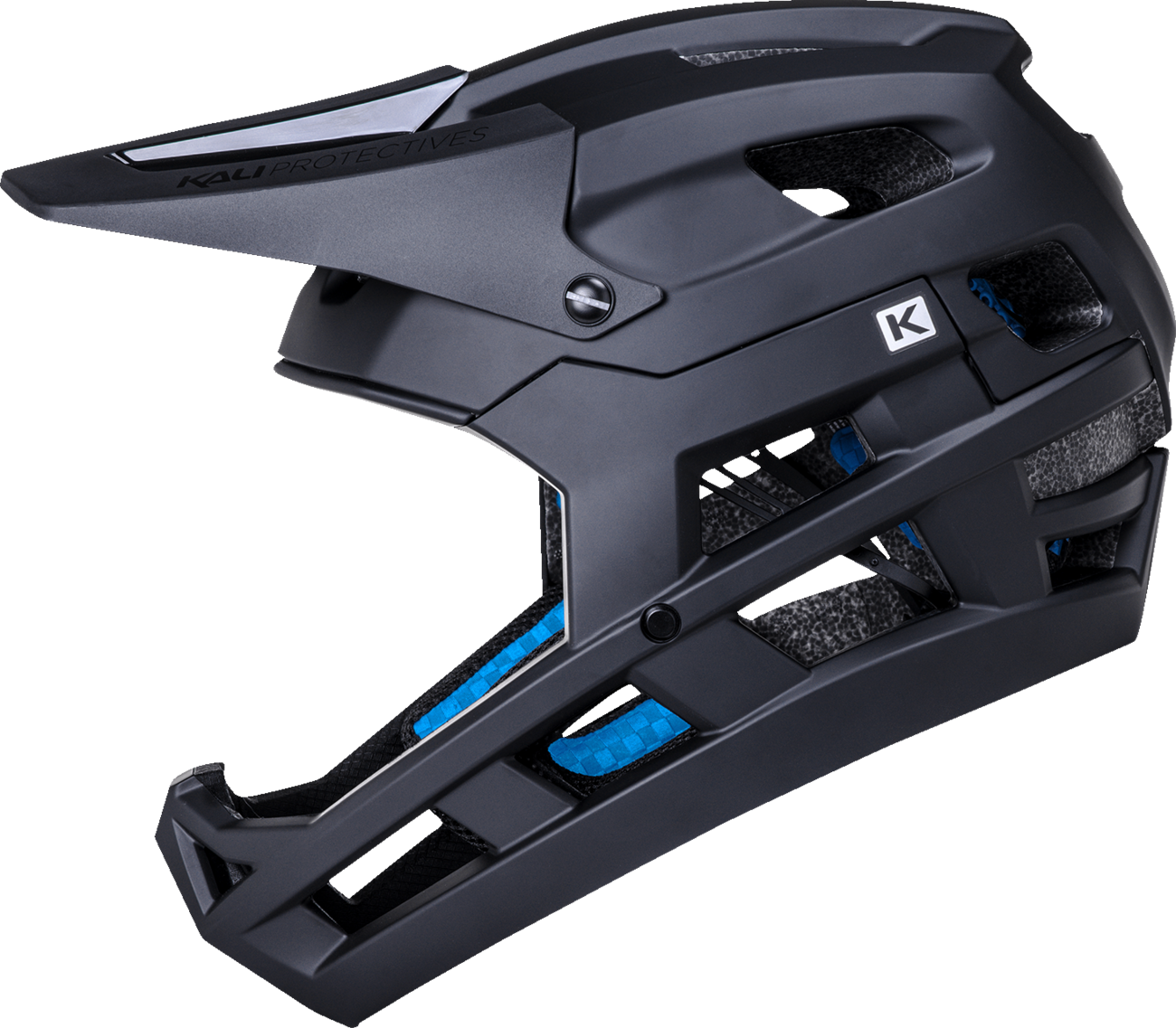 KALI DH Invader Helmet - Matte Black - L-2XL 0211323117