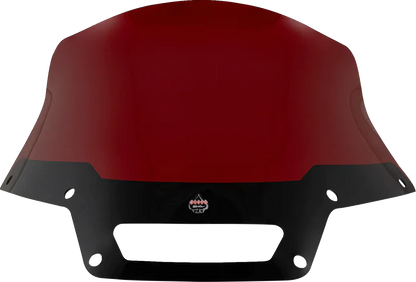 KLOCK WERKS Kolor Flare™ Sport Windshield - 8" - Red - FXLRST KWW-02-0629