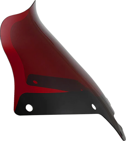 KLOCK WERKS Kolor Flare™ Sport Windshield - 8" - Red - FXLRST KWW-02-0629