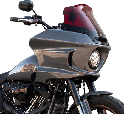KLOCK WERKS Kolor Flare™ Sport Windshield - 8" - Red - FXLRST KWW-02-0629