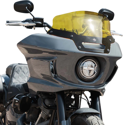 KLOCK WERKS Kolor Flare™ Sport Windshield - 6" - Yellow - FXLRST KWW-02-0624