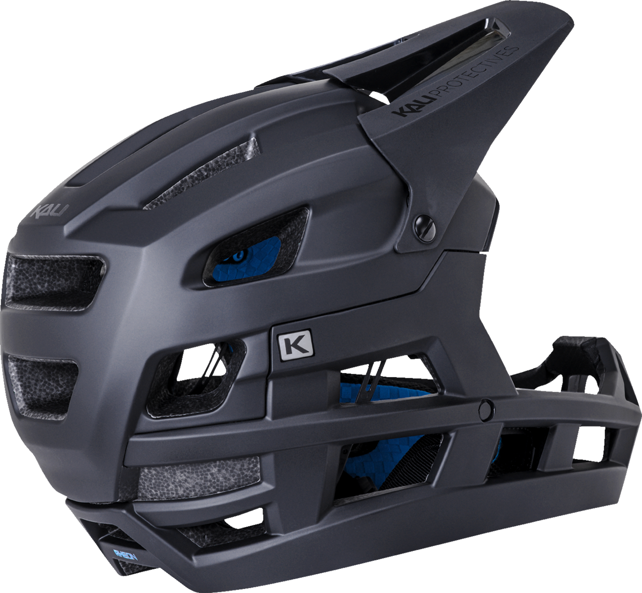 KALI DH Invader Helmet - Matte Black - L-2XL 0211323117