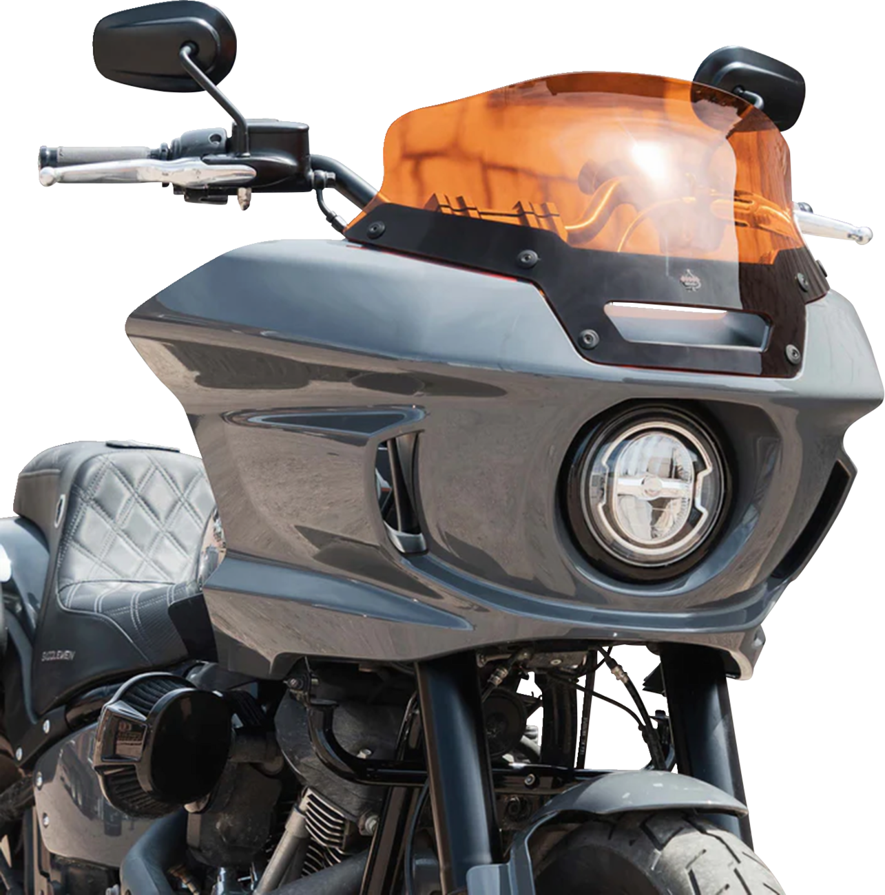 KLOCK WERKS Kolor Flare™ Sport Windshield - 6" - Orange - FXLRST KWW-02-0623