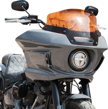 KLOCK WERKS Kolor Flare™ Sport Windshield - 6" - Orange - FXLRST KWW-02-0623
