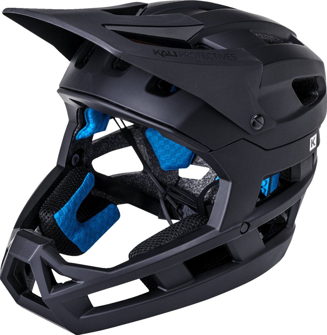 KALI DH Invader Helmet - Matte Black - XS-M 0211323116