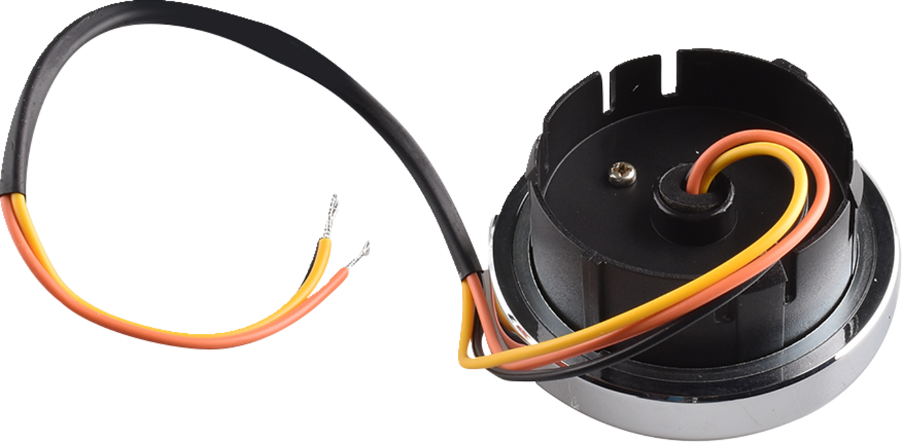 DRAG SPECIALTIES LED Fuel Gauge - Chrome - Harley-Davidson '01-'08 78366