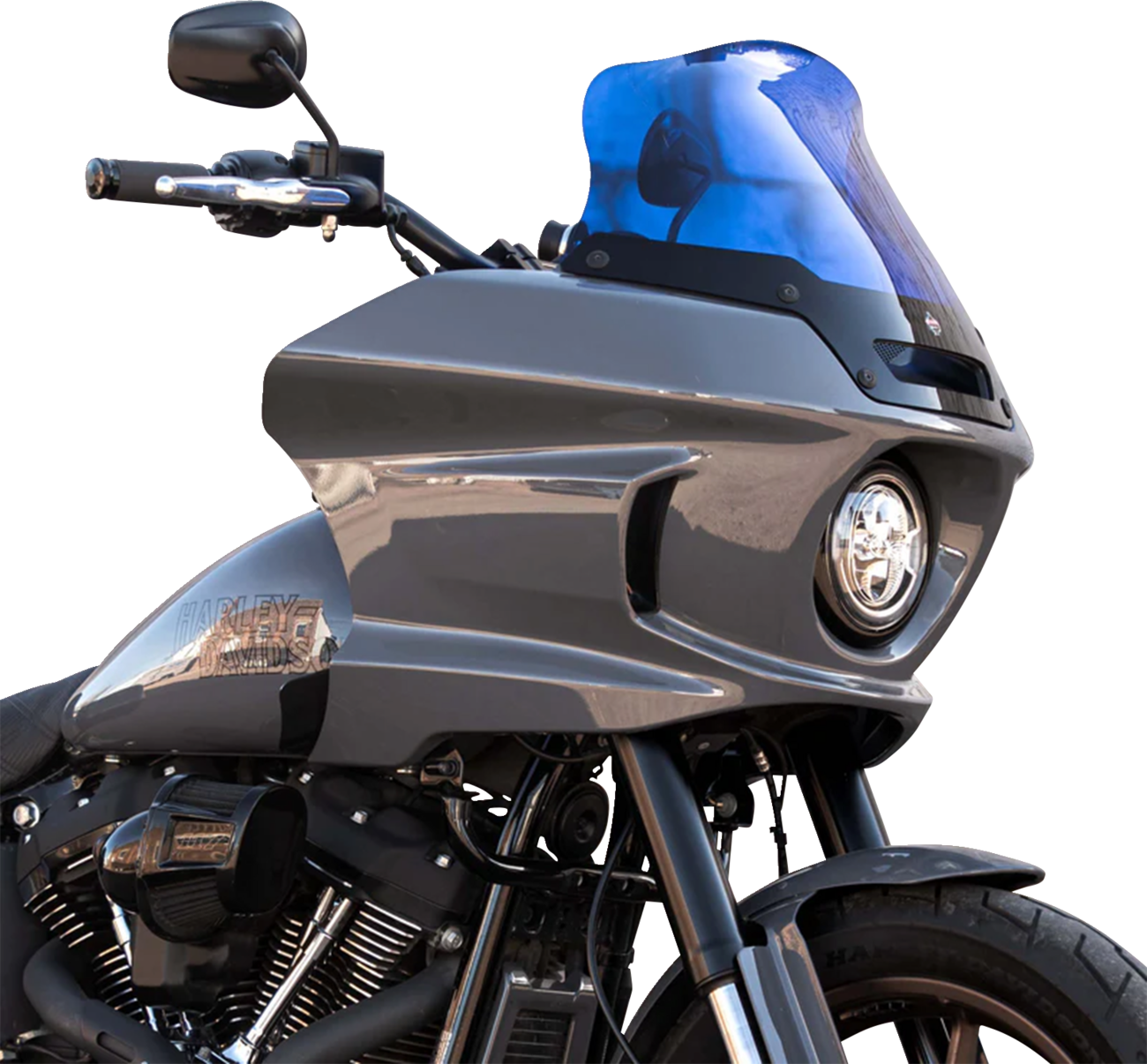 KLOCK WERKS Kolor Flare™ Sport Windshield - 8" - Blue - FXLRST KWW-02-0633