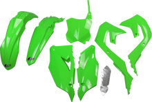 UFO Replacement Body Kit - '23 OEM Green - Kawasaki - KX '19-'24 KAKIT227@999A