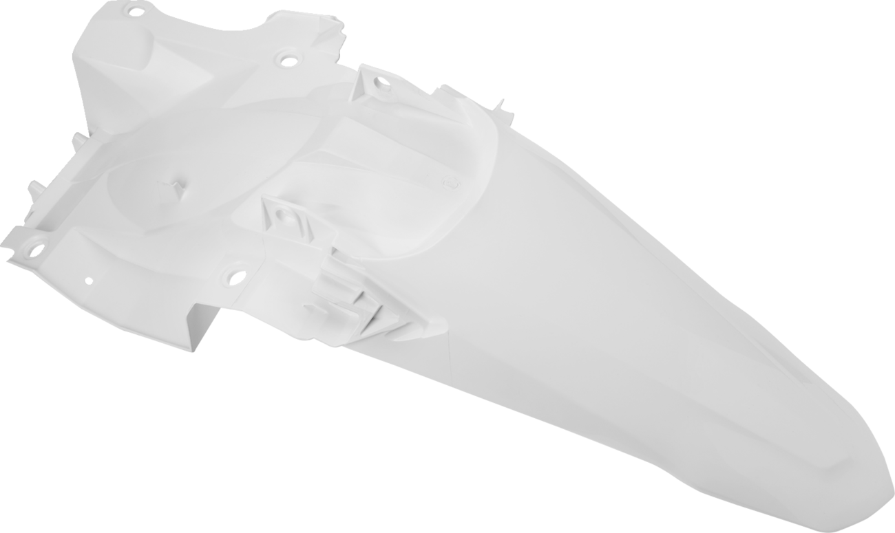UFO MX Rear Fender - White - Yamaha - YZ/WR '23-'26 YA04890#046