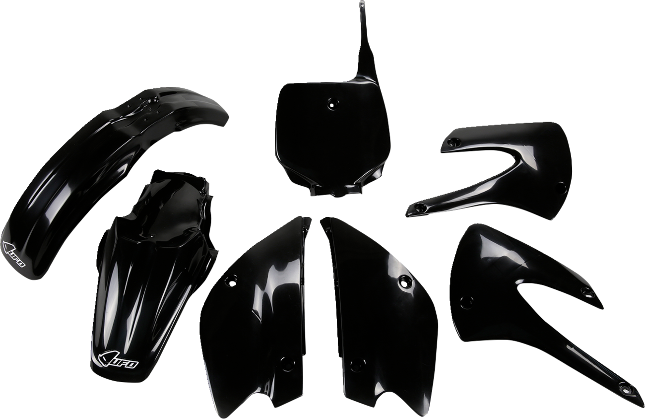 UFO Restyle Body Kit - Black - Kawasaki - KX '01-'13 KAKIT214K@001