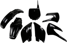 UFO Restyle Body Kit - Black - Kawasaki - KX '01-'13 KAKIT214K@001