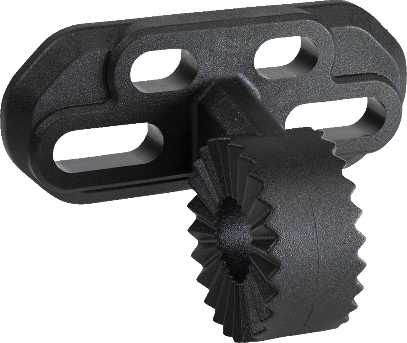 MOOSE OFFROAD Mirror Adapter - Rear View - 2-Hole - Black CTR-2BOLT