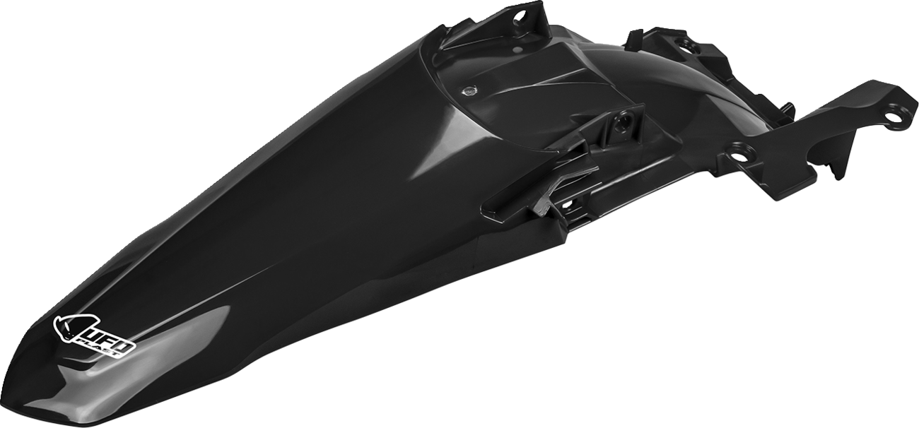 UFO MX Rear Fender - Black - Yamaha - YZ/WR '23-'26 YA04890#001