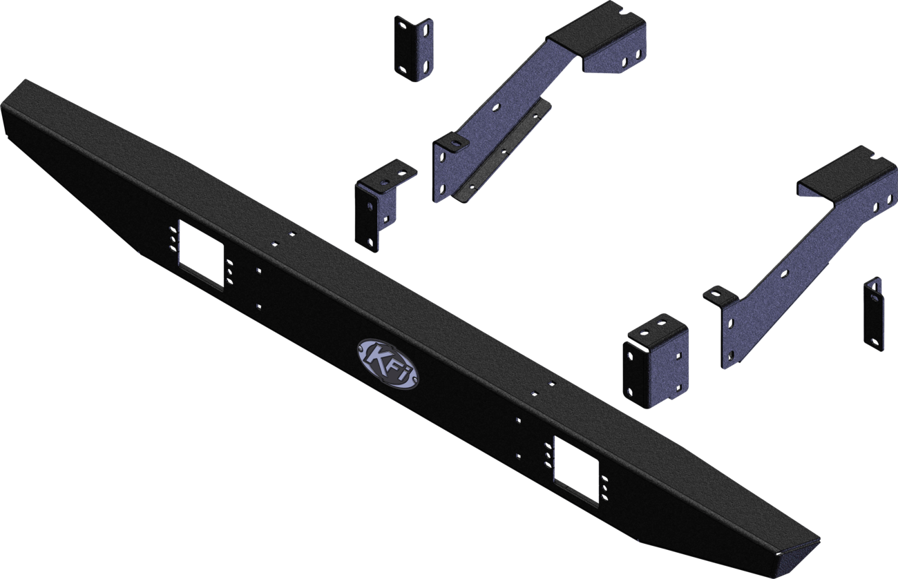 KFI PRODUCTS Rear Bumper - Formed - Polaris - Ranger '14-'18 101540