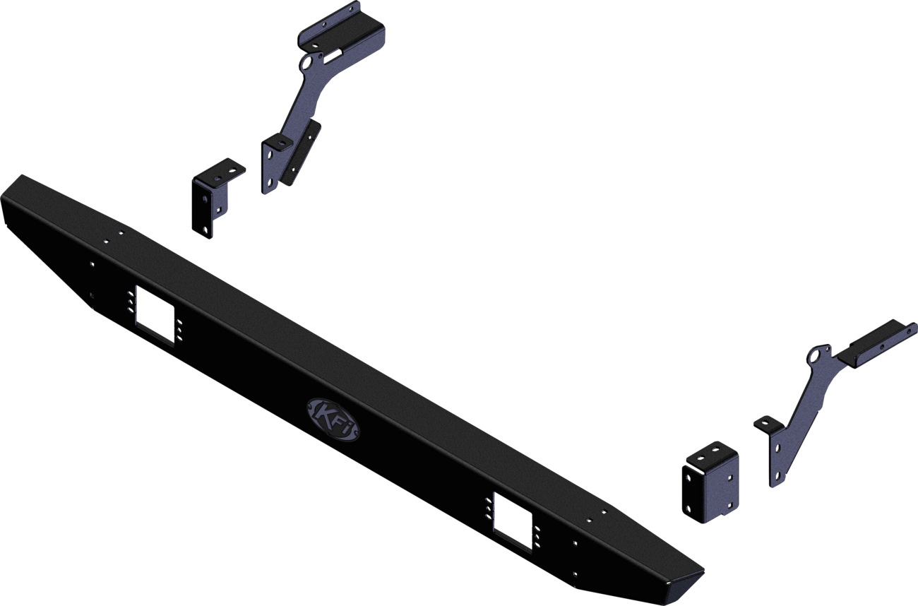 KFI PRODUCTS Rear Bumper - Formed - Honda - Pioneer '16-'25 101590