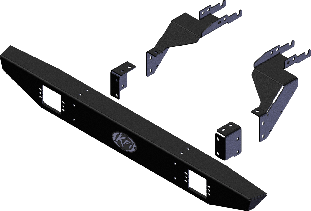 KFI PRODUCTS Rear Bumper - Formed - Polaris - General '16-'20 101880