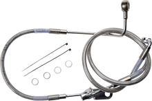 DRAG SPECIALTIES Brake Line - Rear - Non-ABS - Stainless Steel 621225