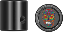 FIGURATI DESIGNS Heel-Toe Shifter Cover - Sugar Skull - Black FD30-HTSC-BLK