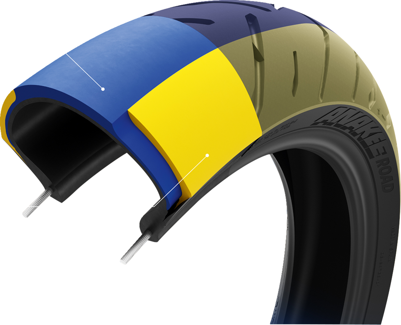 MICHELIN Tire - Anakee Road - Front - 120/70ZR19 - 60W 74827