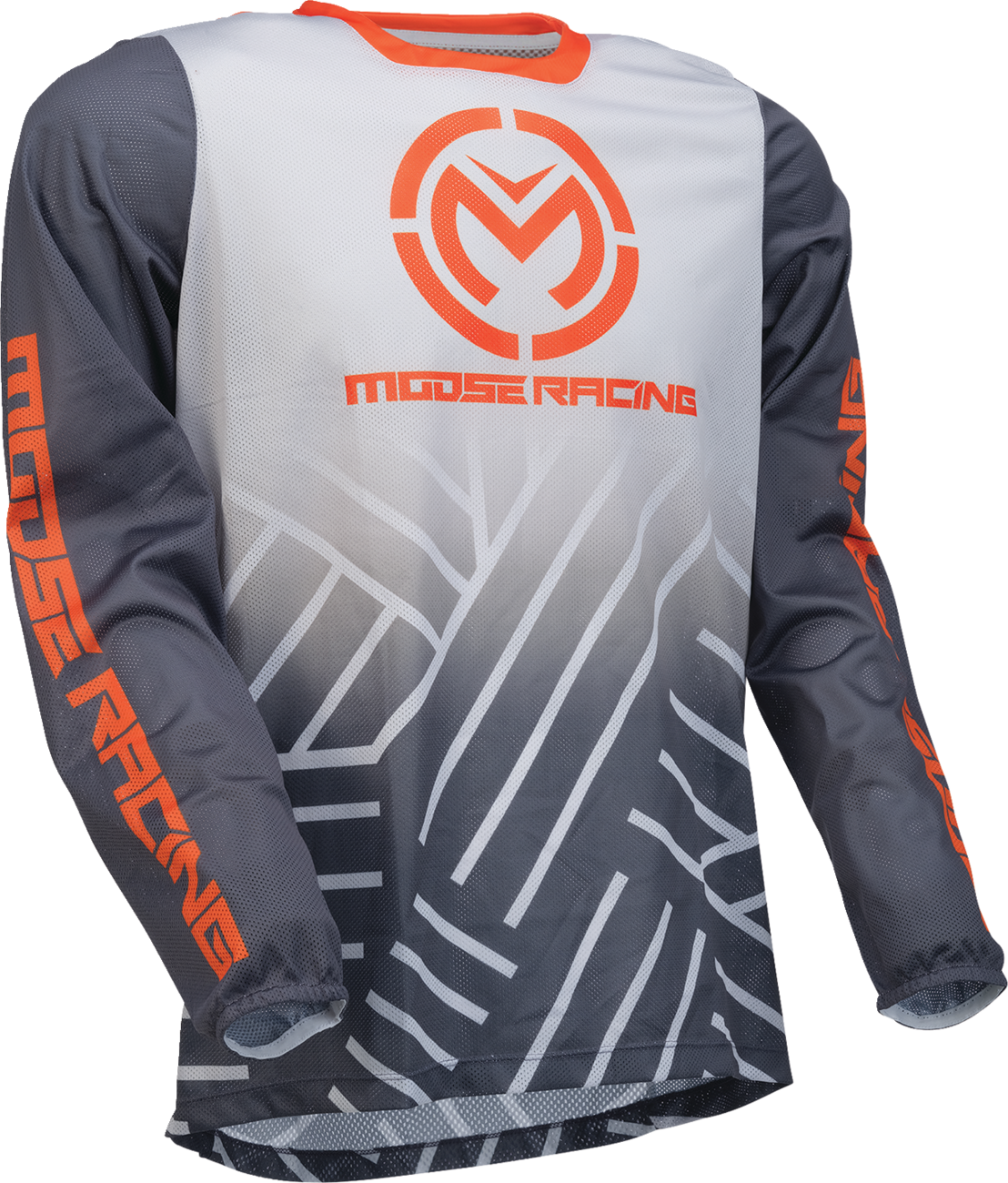 MOOSE OFFROAD Sahara Jersey - Gray/Orange - Small 29107936