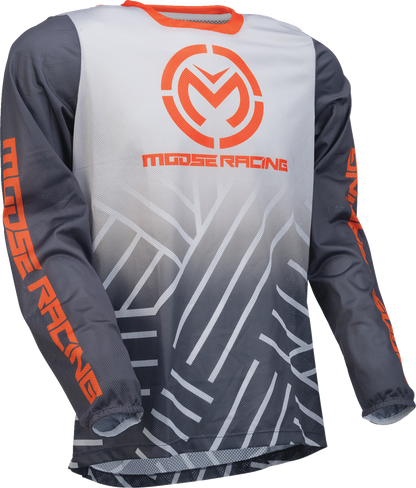 MOOSE OFFROAD Sahara Jersey - Gray/Orange - Small 29107936