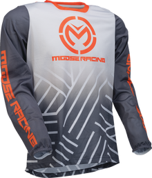 MOOSE OFFROAD Sahara Jersey - Gray/Orange - Small 29107936