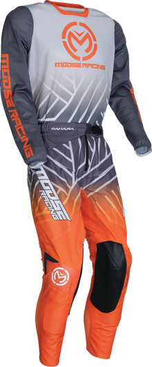 MOOSE OFFROAD Sahara Jersey - Gray/Orange - Small 29107936