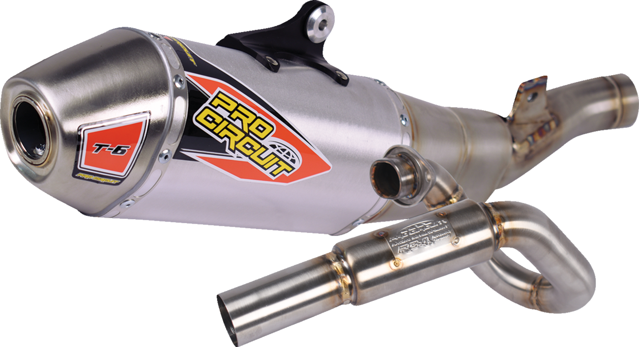 PRO CIRCUIT T-6 Exhaust System - Stainless Steel 0122445G