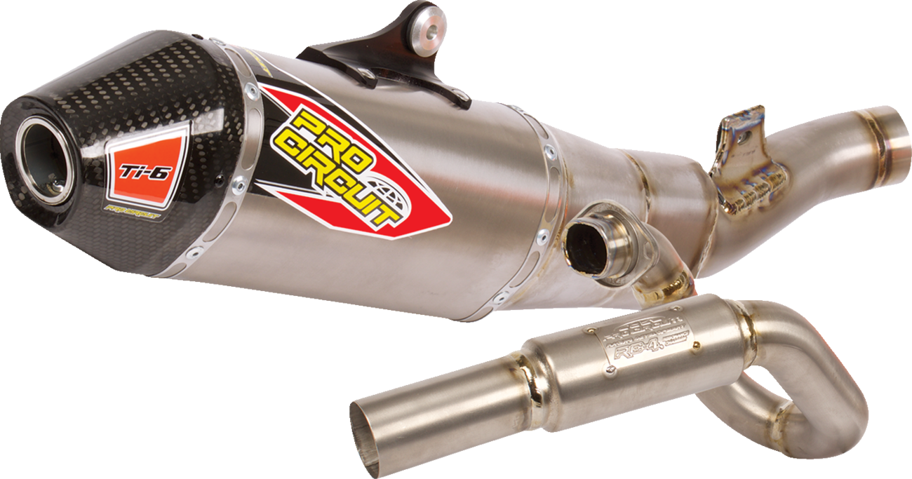 PRO CIRCUIT TI-6 Exhaust System - Titanium 0322445F