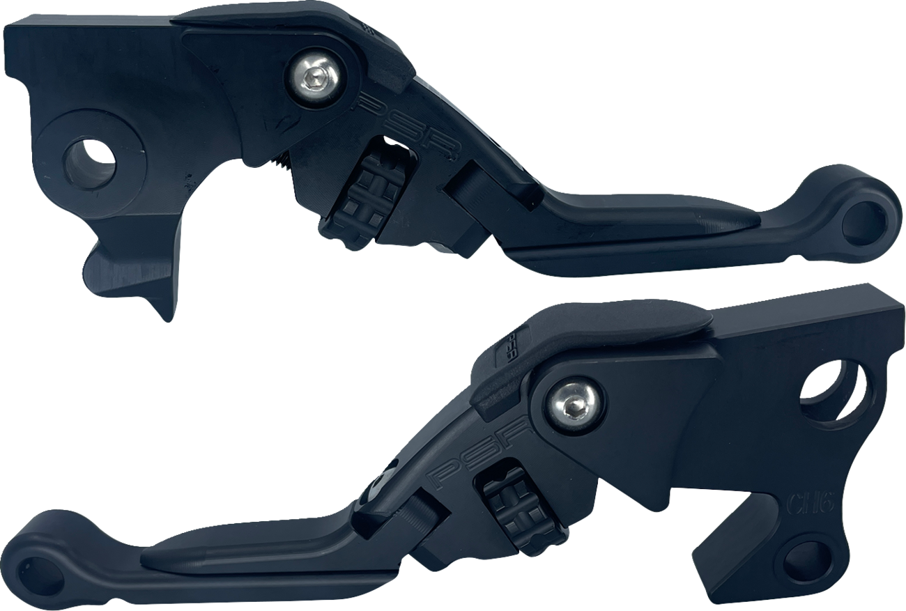PSR Anthem Pro Adjustable Lever Set for Harley Models - Black 12-03655-22