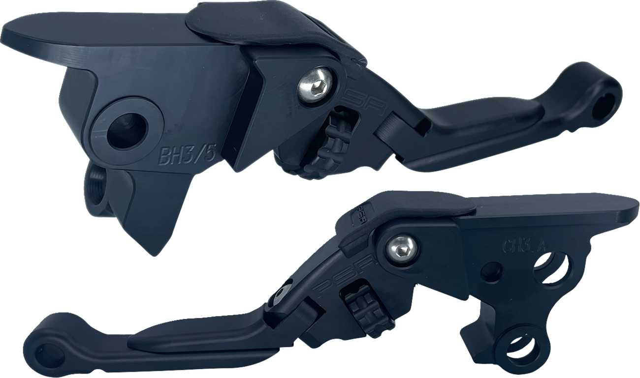 PSR Anthem Pro Adjustable Lever Set for Harley Models - Black 12-03666-22