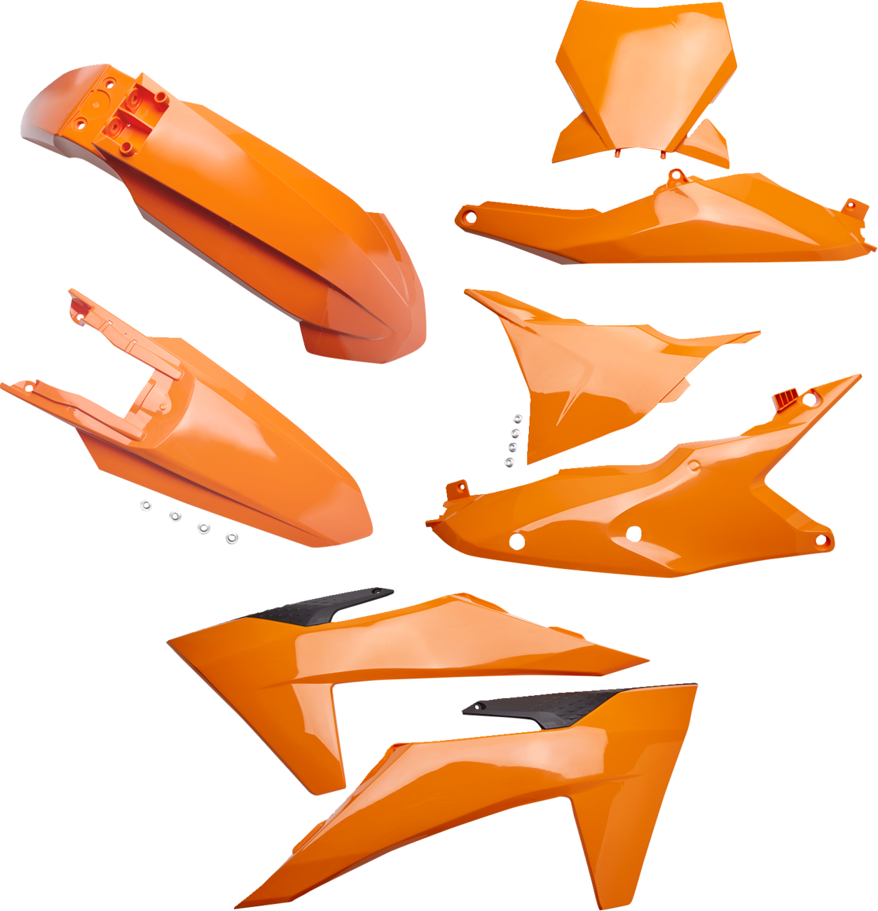 UFO Replacement Body Kit - Orange/Black - KTM - SX '23-'24 KTKIT529@127