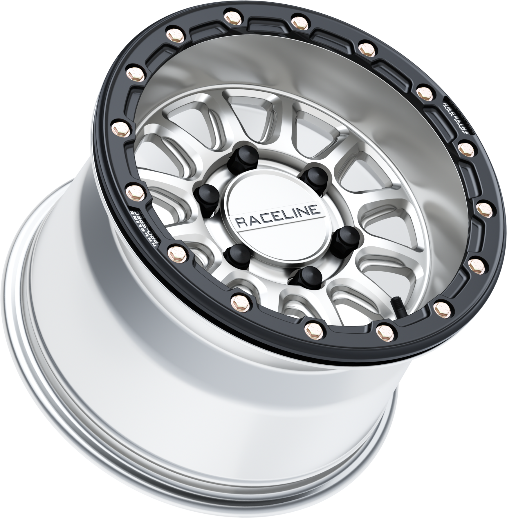 Alpha Hyper Wheel 6/5.5 Hyper  Silv/Blk  15x10  +25mm