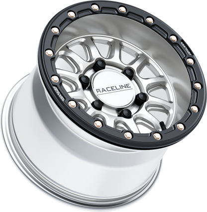 Alpha Hyper Wheel 6/5.5 Hyper  Silv/Blk  15x10  +25mm