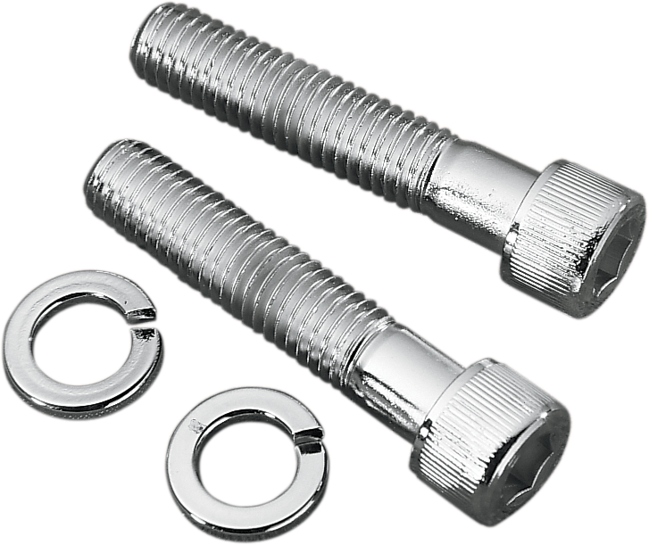 GARDNER-WESTCOTT Custom Handlebar and Riser Mounting Bolts - Allen Bolt - 1/2"-20 x 2-3/4" - Chrome 05-12431