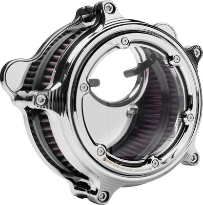 Performance Machine  Vision Air Cleaner W/Bezel - Chrome