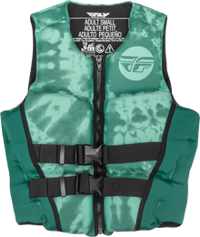 Wmn's Neoprene Flotation Vest Dark Teal/Light Teal Lg