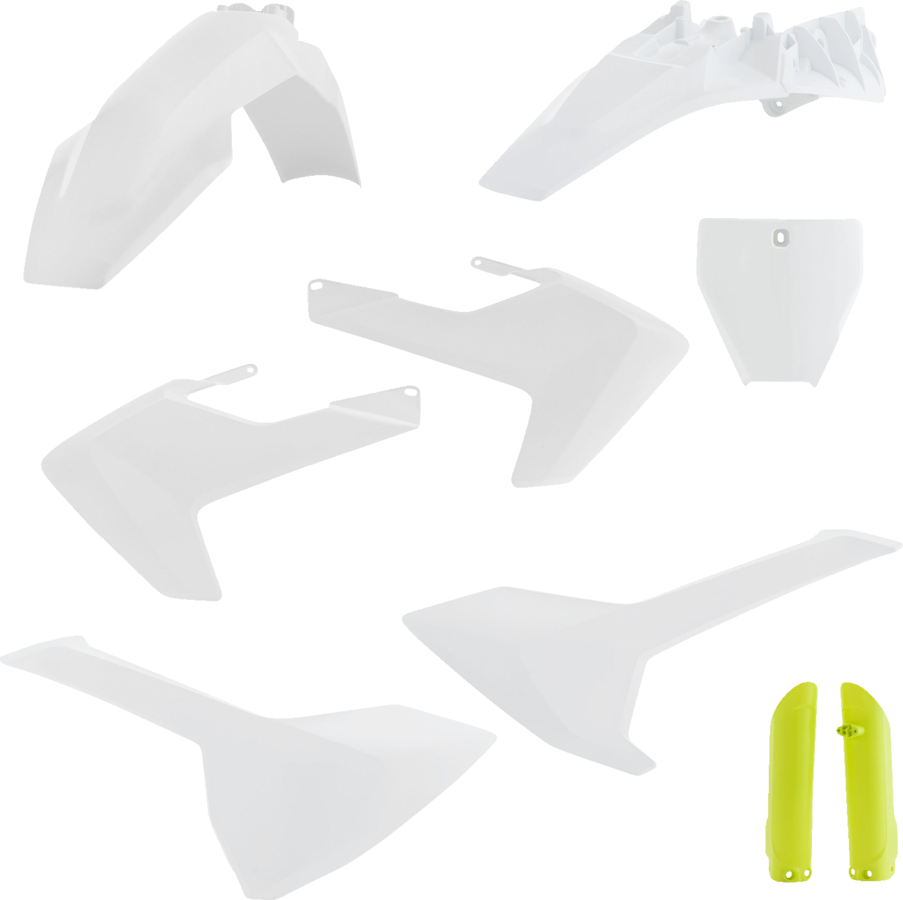 ACERBIS Full Body Kit - '23-'24 OEM White/Gray/Yellow - Husqvarna - TC '18-'24 2686467705