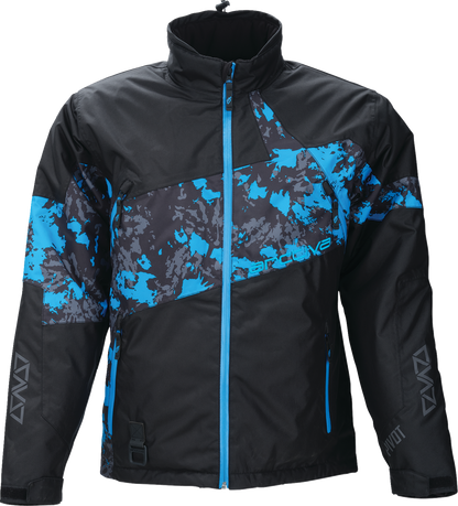 ARCTIVA Pivot 7 Insulated Jacket - Camo Black/Blue - 2XL 3120-2142