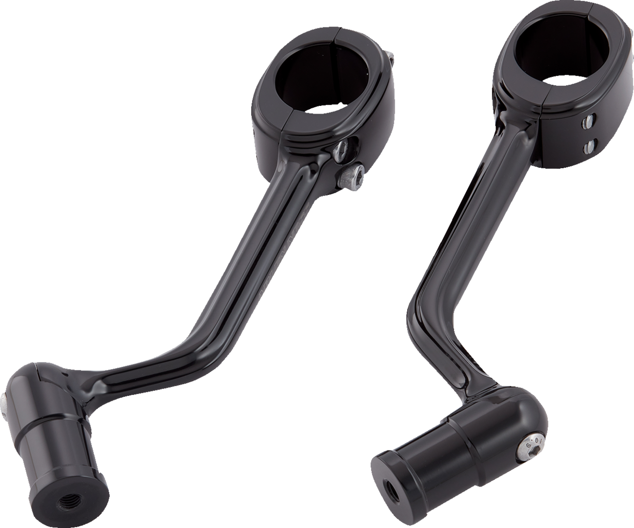 ARLEN NESS Forged Highway Peg Mounts - Black 400-043