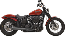 BASSANI XHAUST 2-into-1 Road Rage III Exhaust System - 49-State - Black 1S72RBE