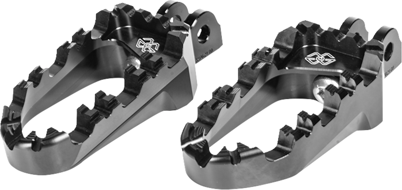 GILLES TOOLING Pro-X Enduro Foot Pegs - Black - Pan America RGK-121-UF34-SET-B