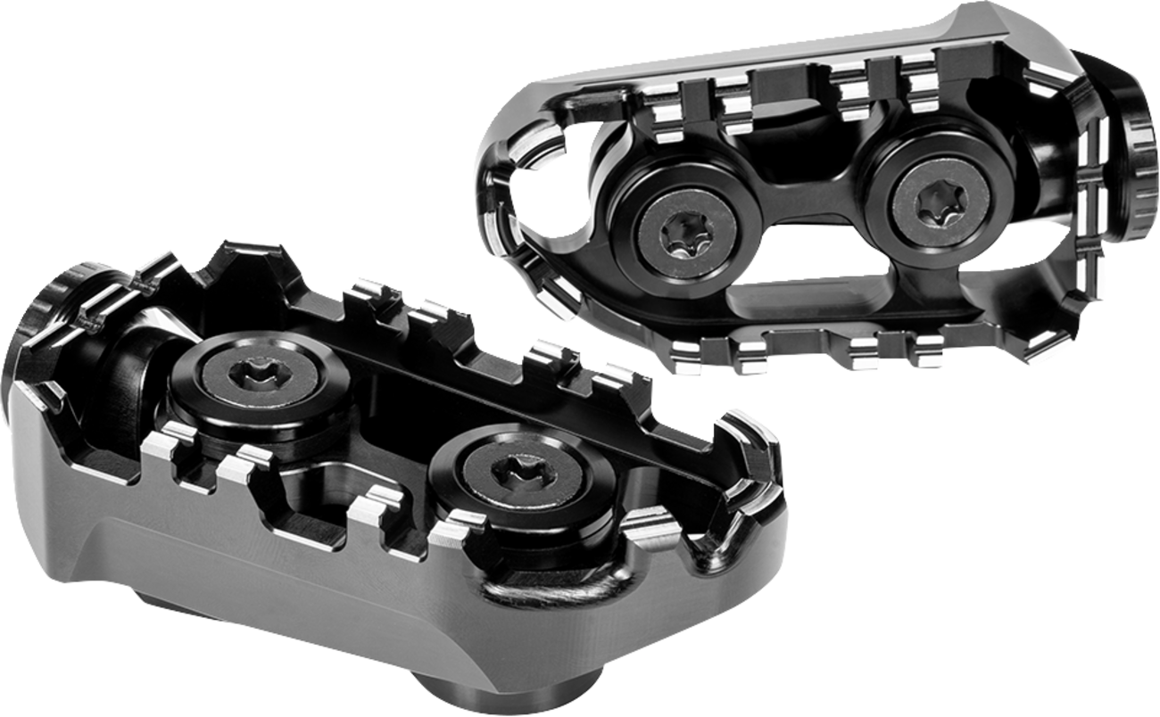 GILLES TOOLING Tech-X Enduro Foot Pegs - Driver - Black RGK-121-UF35-SET-B