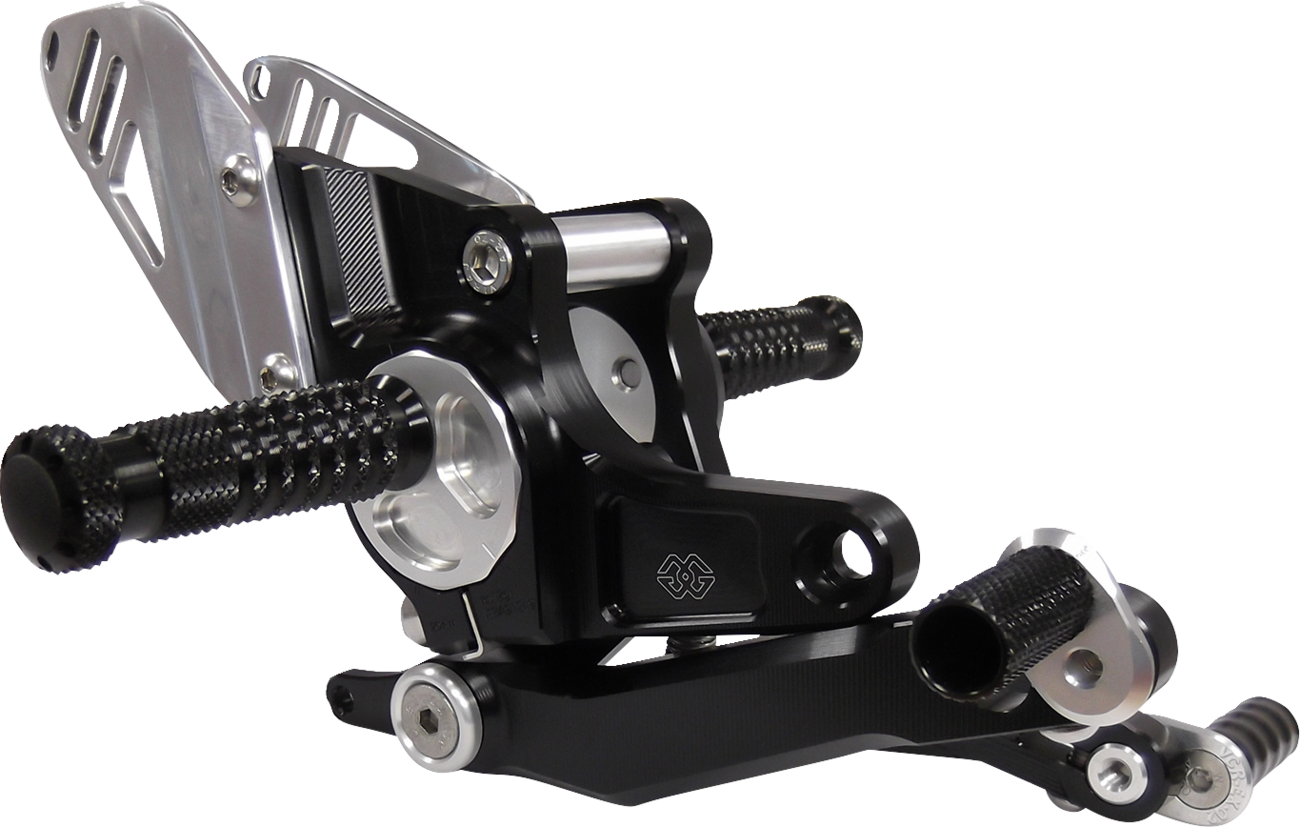GILLES TOOLING RCT10GT Rearset - Black - BMW R RCT10GT-BM03-B