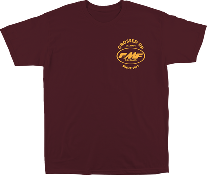 FMF Crossed Up T-Shirt - Maroon - Large SP24118901MRNLG