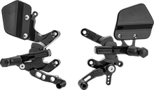 GILLES TOOLING Adjustable Rearset - Black - KTM VCR-KT03-B