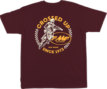 FMF Crossed Up T-Shirt - Maroon - Small SP24118901MRNSM