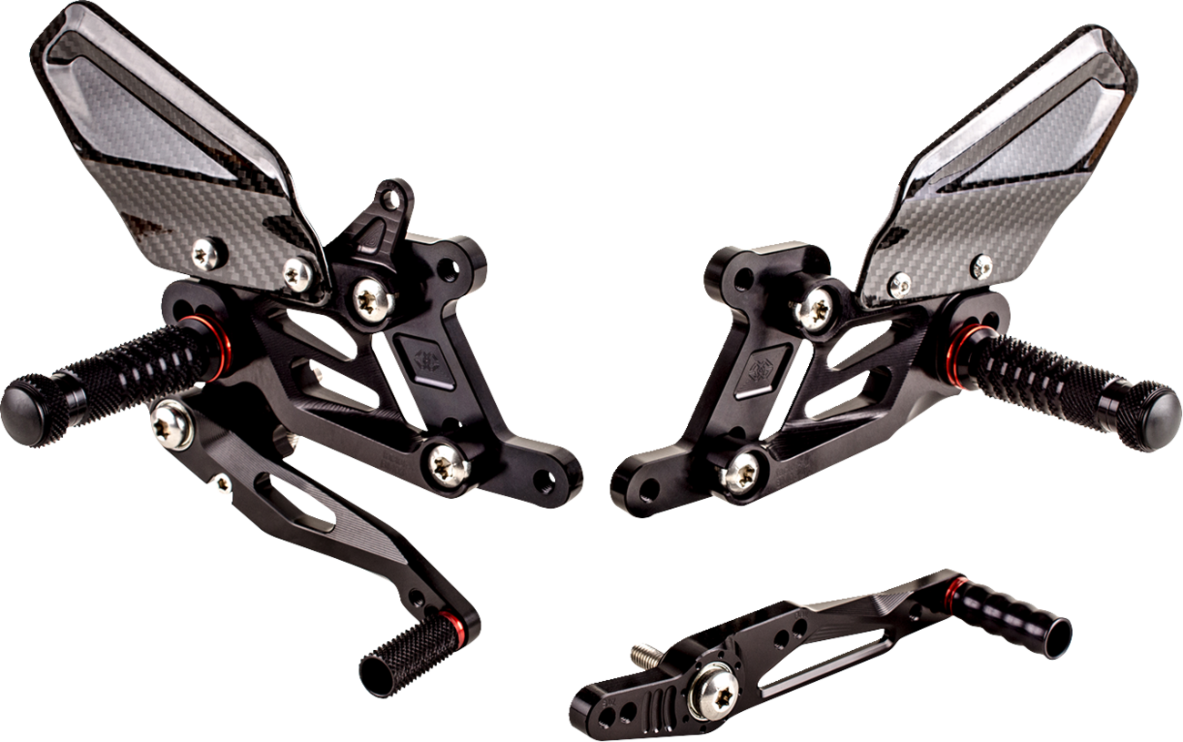 GILLES TOOLING FXR Rearset - Black - BMW FXR-BM04-B