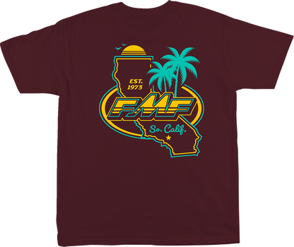 FMF Golden Stay T-Shirt - Maroon - Large SP24118904MRNLG